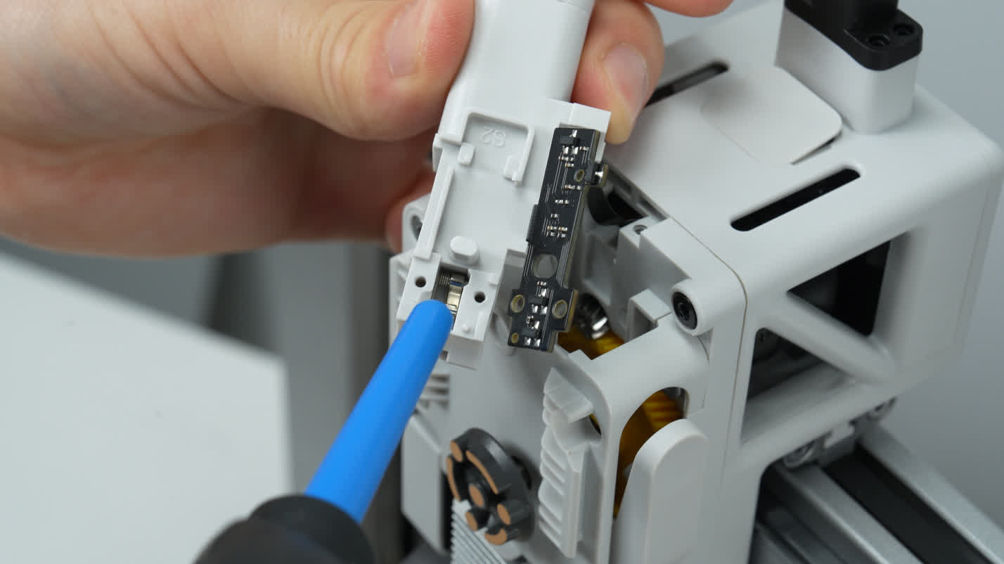 เป่าทำความสะอาดแม่เหล็กด้านใน Filament hub