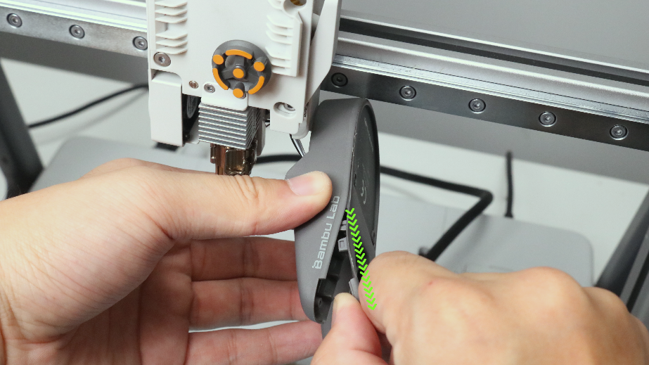 ทิศทางการดึงฝาครอบ Part Cooling Fan