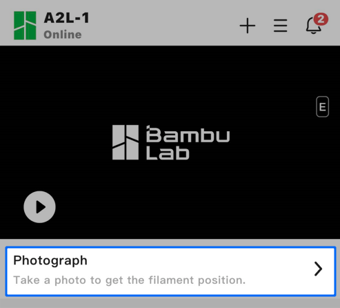 เปิด Bambu Handy เพื่อใช้ฟังก์ชันถ่ายภาพ Platform