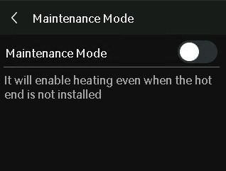 หน้าจอ Maintenance Mode