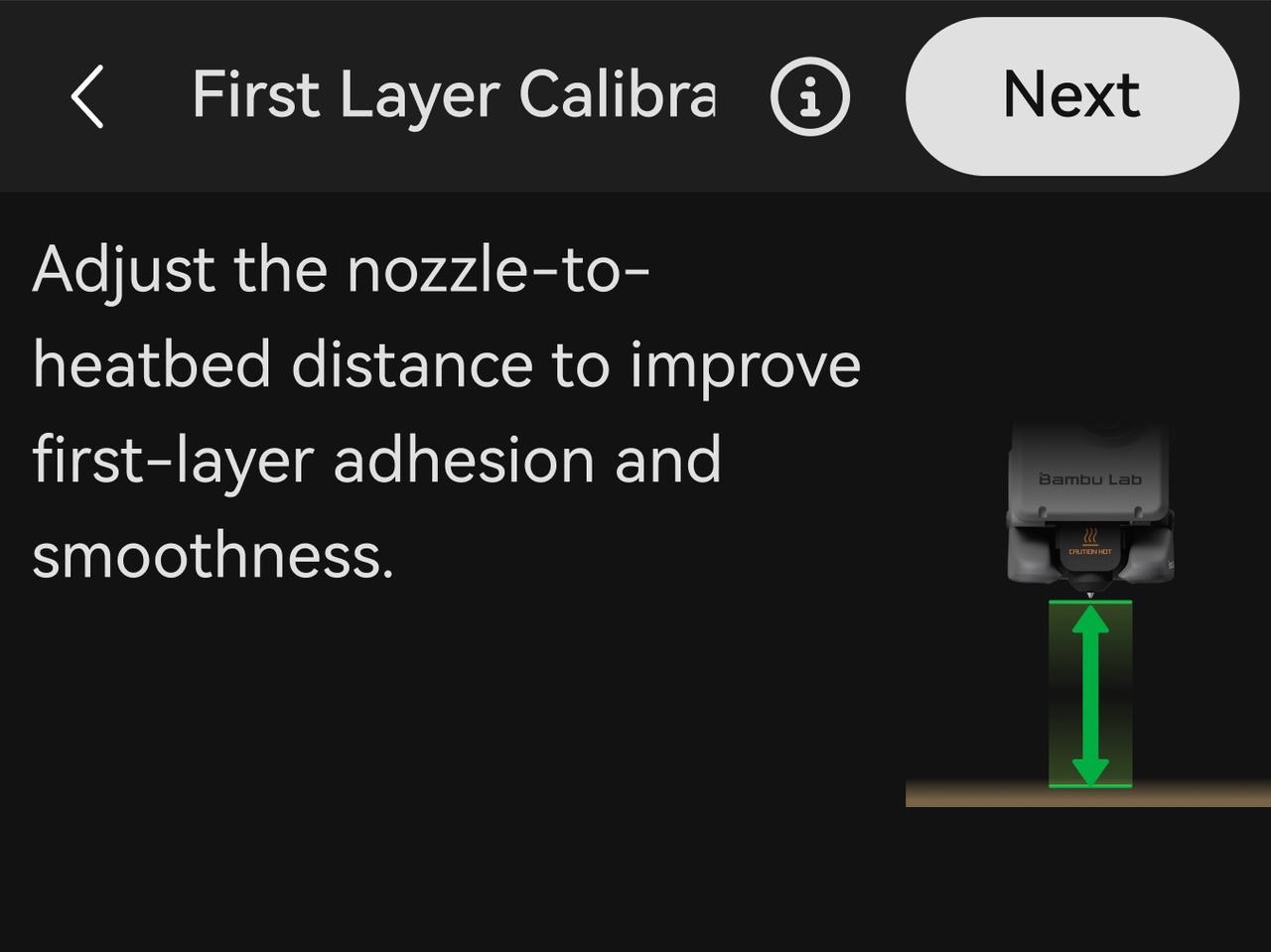 คำอธิบาย First Layer Calibration