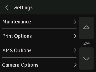 หน้า Settings หน้าที่ 2