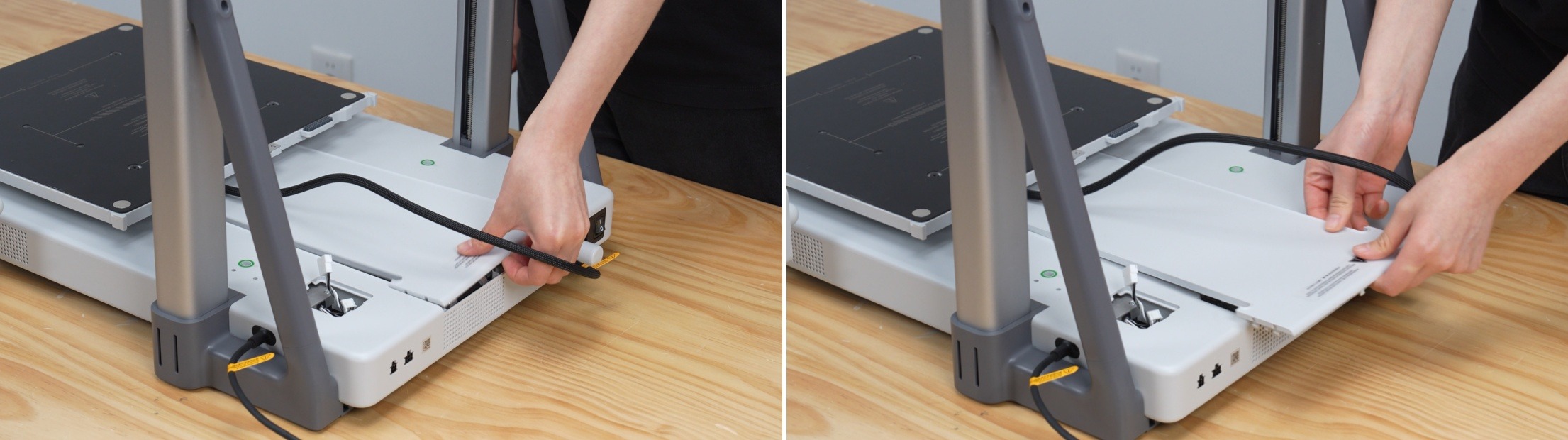 ยกด้านท้ายของ Y-Axis Top Cover เพื่อถอดออก