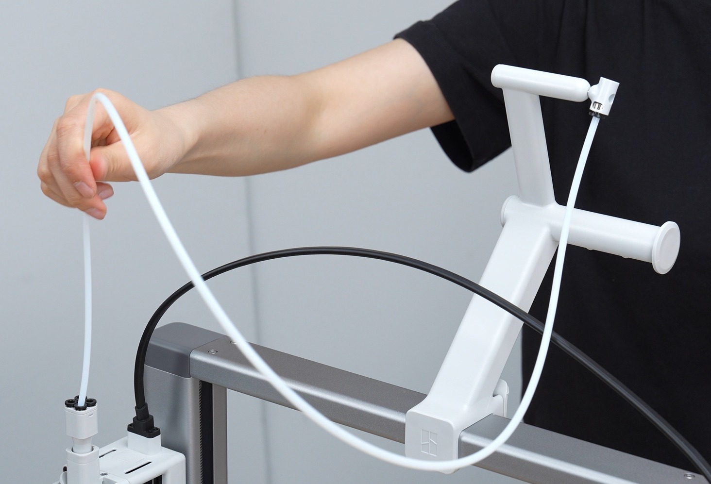 ต่อ PTFE Tube ระหว่าง Spool Holder กับหัวพิมพ์