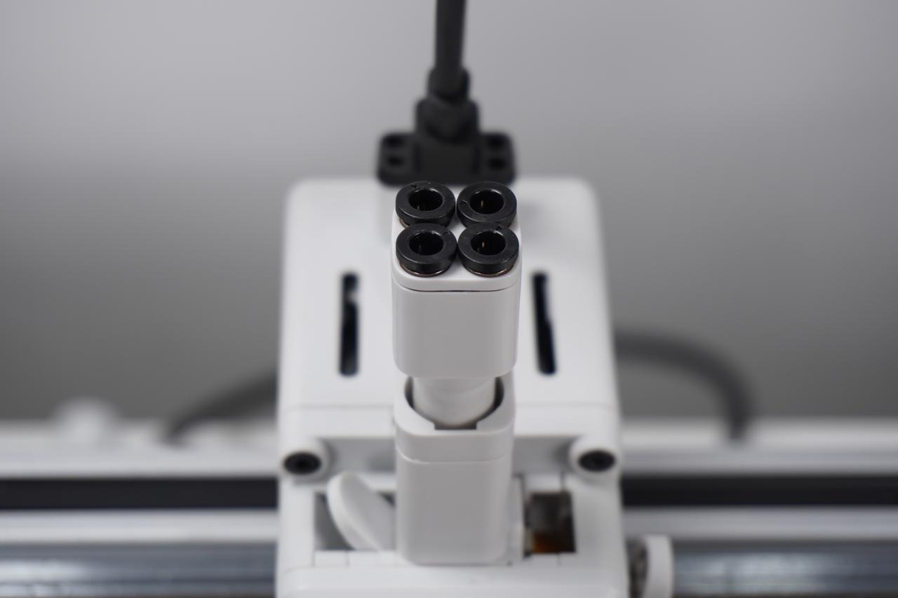 ตำแหน่ง Filament Hub บนหัวพิมพ์