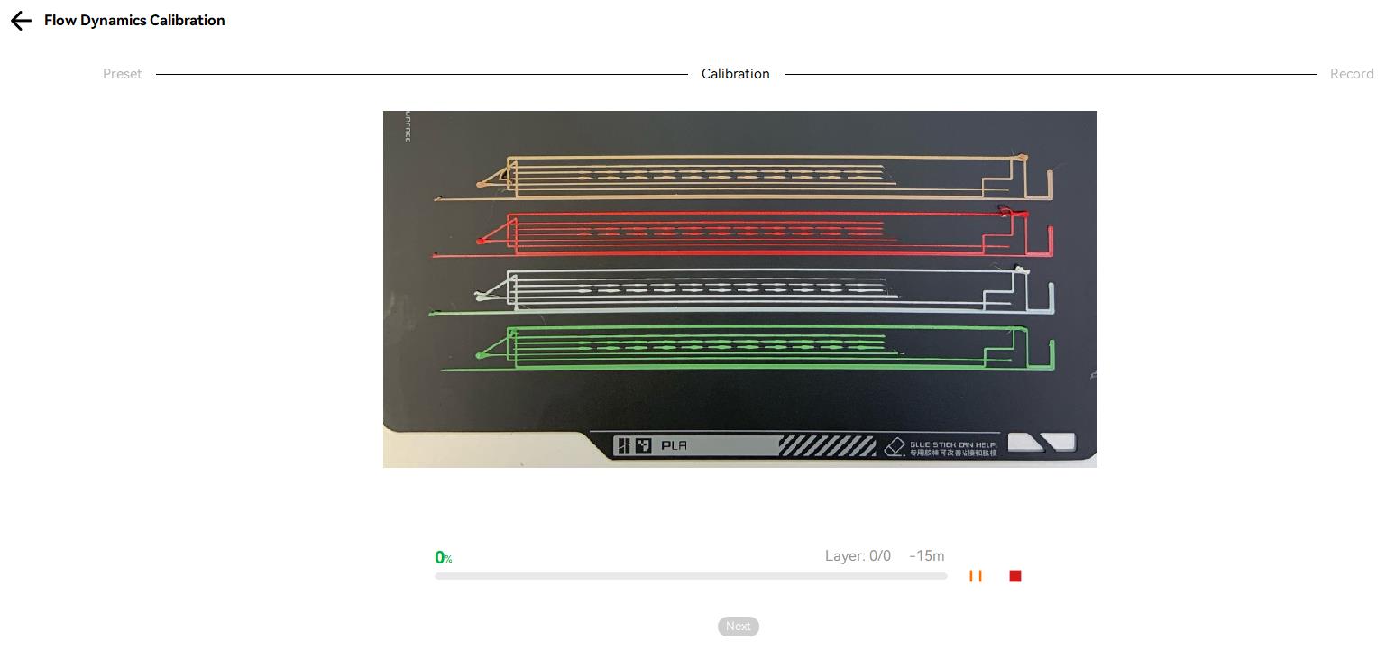 กระบวนการ Auto Calibration บน X1 series
